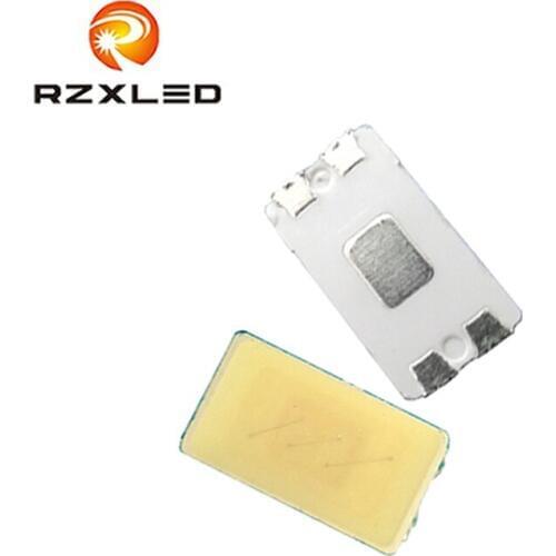 100pcs/lot LED 0.5W 3.2V 150MA Cathode and anode Pad On The Same Sides Cold White 5630Package Diode For TV Backlight Strip