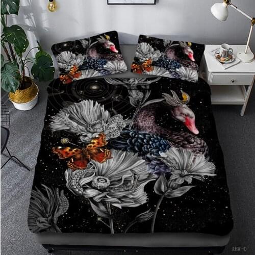 2-3Pcs Luxury Dragon Printing Duvet Cover 3D Quilt Cover Bedding Queen King Size Comforter Cover Set Unique Artist Bedclothes