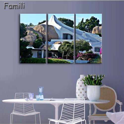 3pcs Winter Landscape Canvas Paintings Modern Pictures for Living Room Canvas Prints Wall Art Modular Painting Color