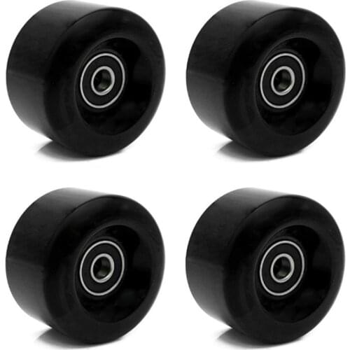4PCS Double Row Roller Skates Four-Wheel Roller Skates Roller Skates Non-Shiny Wheels PU Wear-Resistant Wheels