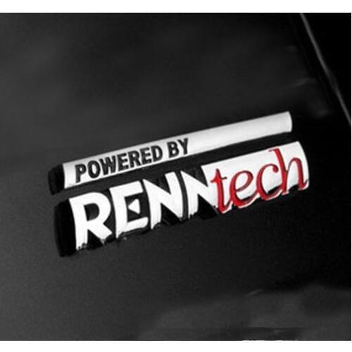 ABS POWERED BY Renntech Emblems Badges Logos Stickers