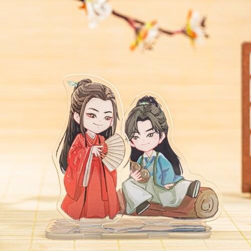 Anime WORD OF HONOR Cartoon CP Scene Acrylic Stand Model Plate Zhou Zishu Wen Kexing Desktop Toy Student Collection Cosplay