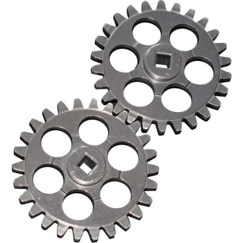2 pcs Automatic Revolving Frame Gears For A Variety Of Flat-type Baking Needles BBQ Grill Accessories
