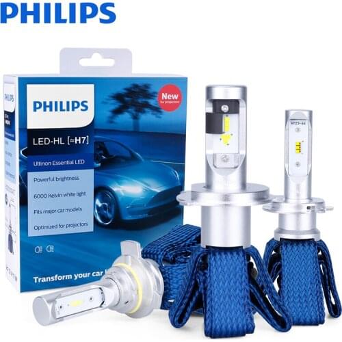 Automobiles 9012 HIR2 LED H11 LED H7 H4 Hi/lo Auto Bulb Philips Ultinon Essential 9005 9006 led Fanless HB3 HB4 Headlight 6500K