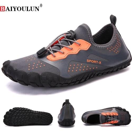 Aqua Shoes Barefoot Men Beach Shoes For Women Upstream Shoes Breathable Hiking Sport Shoe Quick Dry River Sea 2021Water Sneakers