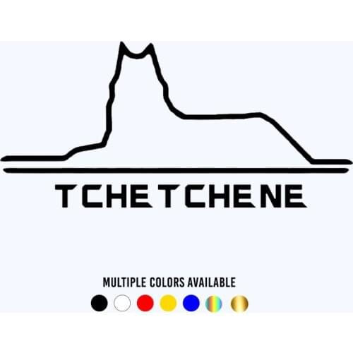 CK20260# funny vinyl car sticker TCHETCHENE wolf reflective waterproof car decal stickers on car truck bumper rear window