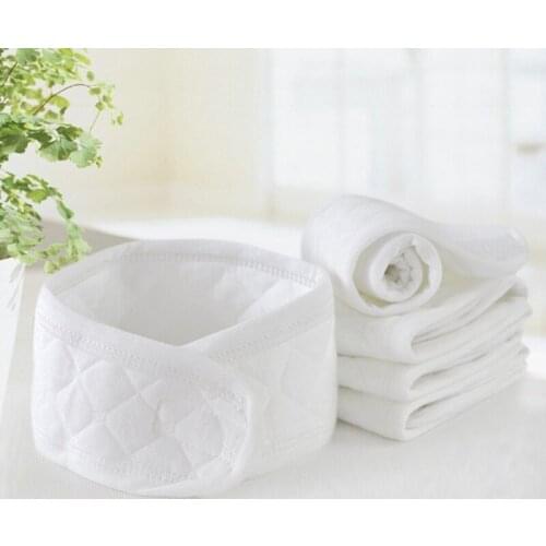 Infant Umbilical Cord Care Belly Navel Belt Belly Protection Baby Newborn Soft Breathable White Cotton Umbilical Cord Care