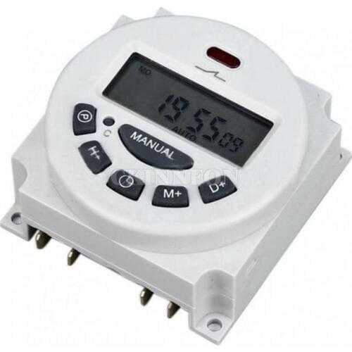 DHL 100PCS Digital LCD Programmable Timer Time Relay Switch Weekly Electronic Timer
