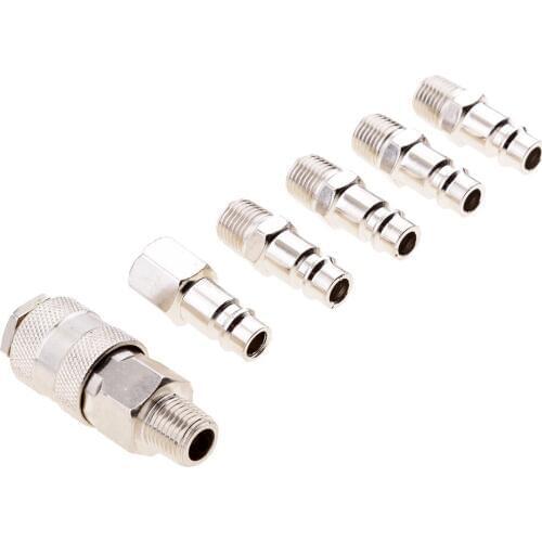 1/4 Inch BSP Air Line Hose Compressor Fittings Quick Coupler