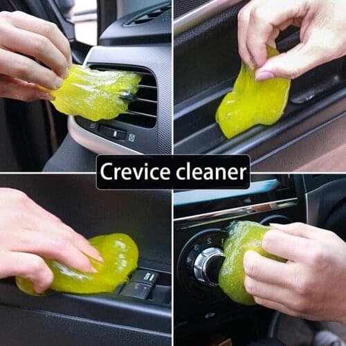 For Car Air Vent Outlet Grille Dust Dirt Cleaner Glue Soft Sticky Gum Silica Gel Clean Tool Keyboard Cleaning