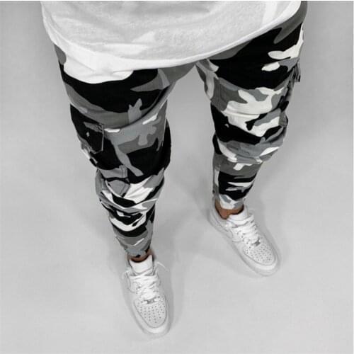 JHANFT Mens Camouflage Jeans