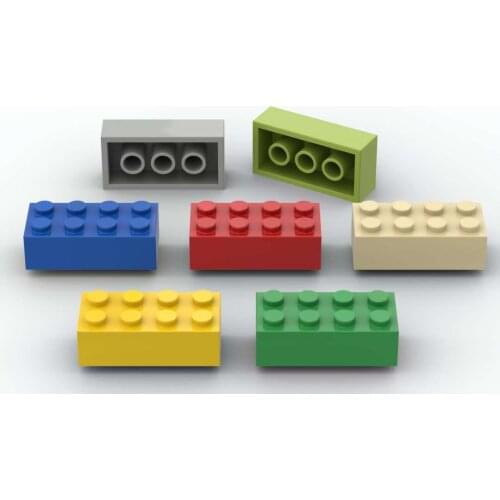 10PCS Building Blocks 3001 2x4 High-Tech Bricks Assembles Particles DIY Assembly Parts Education Toys For Children Kids Gifts