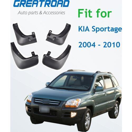 Molded Car Mud Flaps For Kia Sportage 2004 2005 2006 2007 2008 2009 2010 Mudflaps Splash Guards Mud Flap Mudguards Accessories