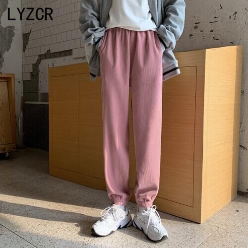 LYZCR Women's Corduroy Trousers