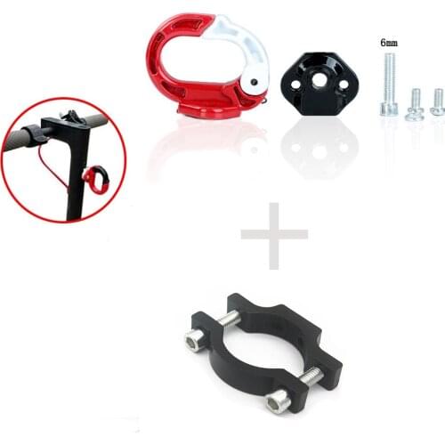 Metal Hook for Xiaomi M365 Pro Scooter or Motorcycle Fixed Ring with Single Hole And Screw Rod Hook Hooks for Hanging Items