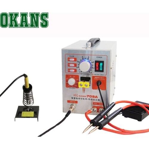 High Power Micro-computer Pedal Control Battery Spot Welder 709A with Welding Pen Battery Welding Machine