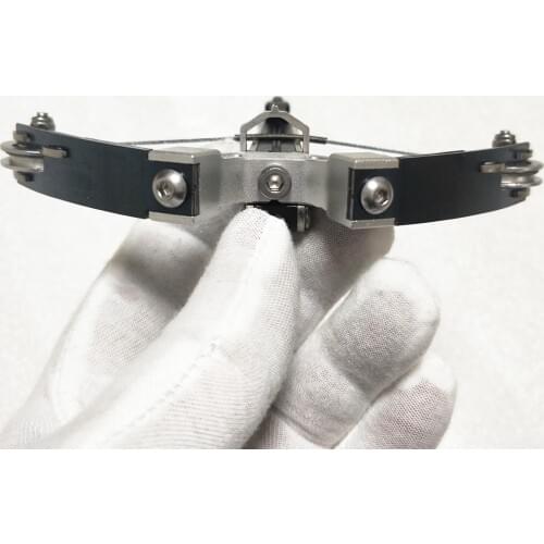 Mini X Mechanical model stainless steel-aluminum alloy-full metal shooting small toy birthday gift Wire bowstring