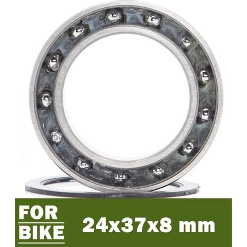 MR2437H8-2RS Bearing 24*37*8 mm ( 1 PC ) ABEC-3 MR 24378 RS Bicycle BB Bracket Bottom 24 37 8 Balls Bearings