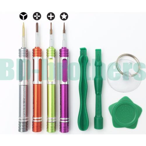 New 8 in 1 Opening Tools Kit 0.6Y + 1.3 Phillips + 0.8 Pentalobe Screwdrivers Key For iPhone 7 Dedicated Repair Tool 100set/lot