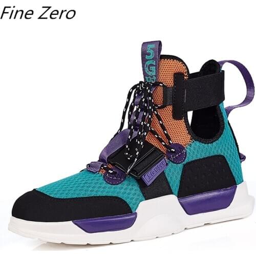 New Spring Autumn Men Casual Boots Unisex Fashion Men Breathable Boots Male Street Style Shoes Outdoor Sneakers Free Shipping
