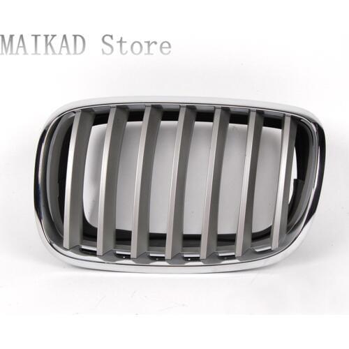 2PCS/pair Front Chrome Grille radiator grill for BMW X5 E70 3.0d 3.0si 3.5d 4.8i M X6 E71 3.0dx 3.5dx 4.0ix 5.0ix 51137185223