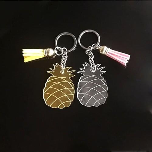 Custom Size Shape 10pcs Acrylic Mirror Keychain Pendant fo Wedding Birthday Childs days Favor Gifts Blank Acrylic Pendant