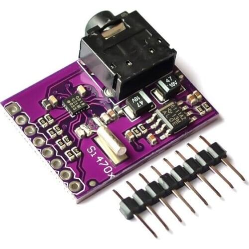 Si4703 FM Tuner Evaluation Board radio tuner board