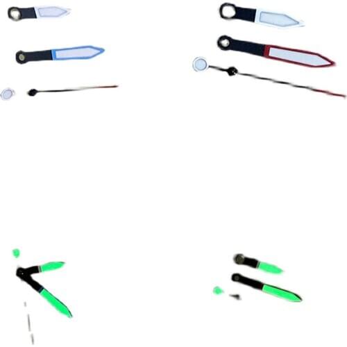 Watch Hands for NH35 NH36 Watch Movement Three Pointers Green Luminous Needles