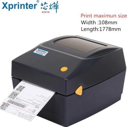 20mm - 108mm sticker Bar code Printer Thermal USB Barcode Label Printer Thermal Adhesive Label Printer Express Label Printer