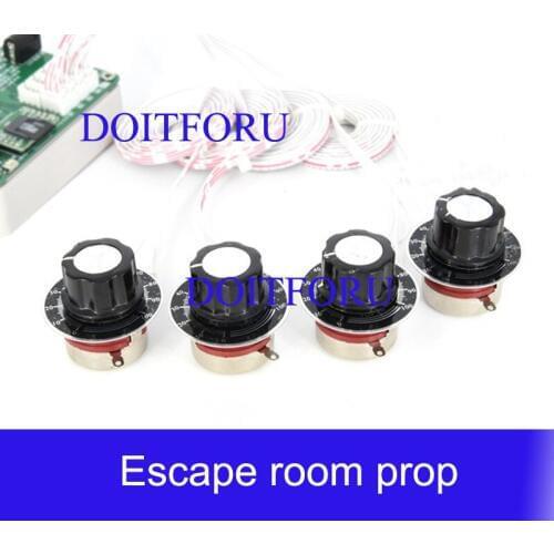 Knob authority Secret room escape prop Chamber of Secrets Knob organ Rotating mechanism