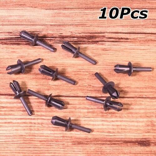 10Pcs Auto Fender Liner Rivet Expanding Clip Nylon Black Fastener Clips Universal Fit for BMW Car Accessories