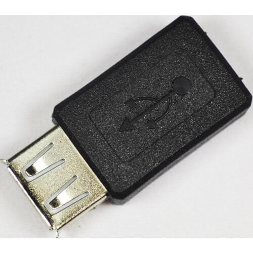 100PCS/LOT USB 2.0 A type female to mini usb 5pin Female extension adapter USB A to Mini B Converter