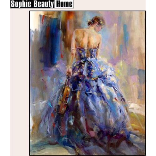 2018 Special Offer 3d Diamond Embroidery Diy 5d Painting Portrait Beauty Lody Needlework Mosaic Pictures Resin Hobbies Crafts