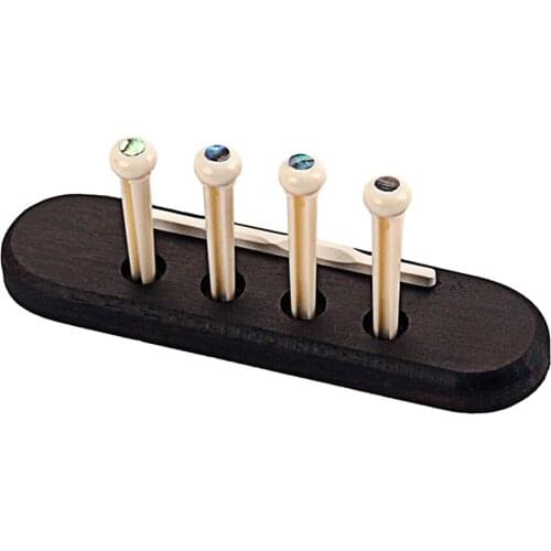 4 String Rosewood Ukulele Guitar Bridge With Saddle Nut Set for Ukulele, Acoustic Guitar Playing