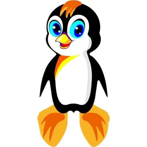 Free shipping Emperor Penguin kite soft cartoon factory power kite outdoor toys pendant flying for adults toy kite string