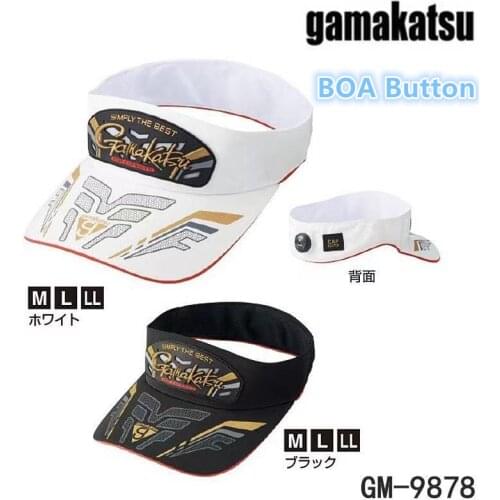 Gamakatsu Cap New Summer Men Women Fishing Caps Hats Top Quality Sunshade Adjustable BOA Button Outdoor Sport Hiking Fishing Cap