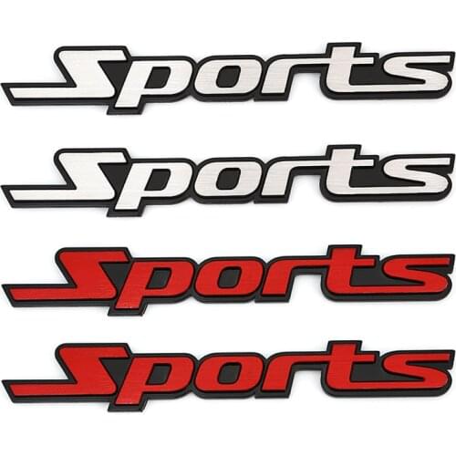 Metal Sports Logo Car Stickers Emblem Badge Decals for BMW Audi Honda Nissan Volkswagen Jeep Peugeot Mazda Hyundai Opel Renault