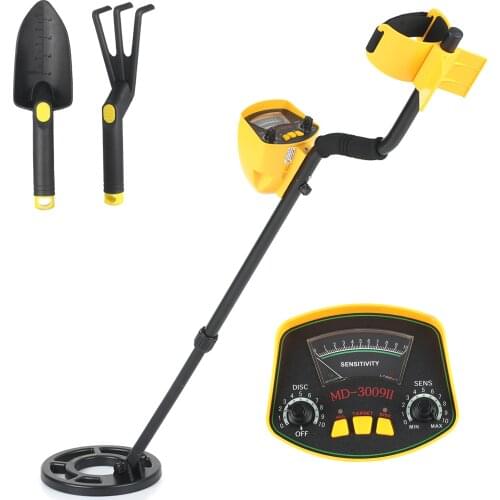 Metal Detector with Waterproof Search Coil Ground Nugget Detector Adjustable Sensitivity Height Gold Digger Treasure Detector