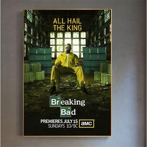 Custom Canvas Posters and Prints Breaking Bad Wall Painting Wall Pictures for Living Room House Art Cuadros Decoration Salon