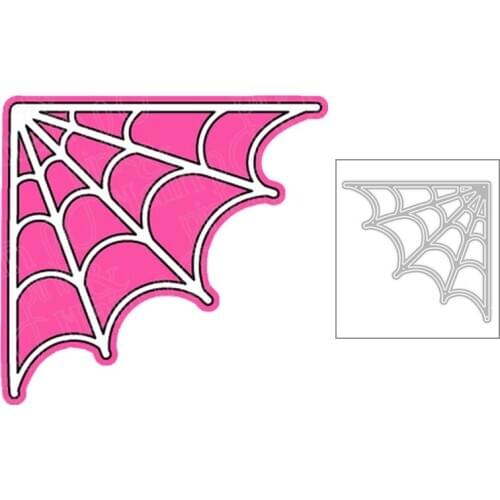 2020 New Halloween Corner Metal Cutting Dies For DIY Embossing Spider Web Decoration Greeting Card Album Scrapbooking No Stamps