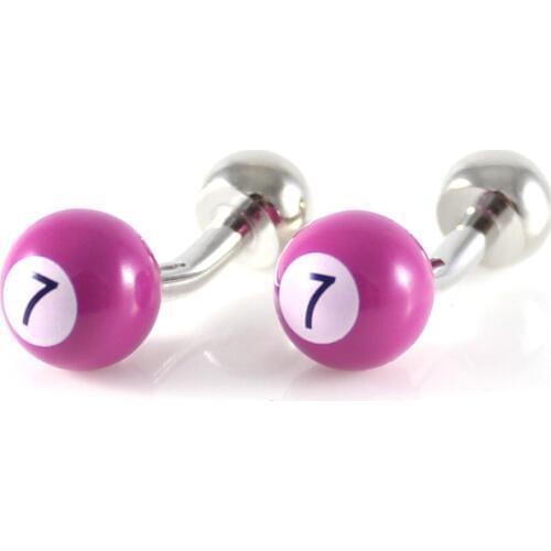 Ball 7 Cufflink Novelty Snooker Ball Cuff Links Fathers Day Gift Cuff Links Birthday Gifts Cuff Links