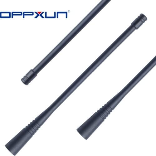 OPPXUN 10 Pcs 400-470Mhz Uhf Ham Two- Way Radio Flexible Portable Radio Antenna Sma Male Radio Vx168 VX-160 VX-180 VX-210 VX-400
