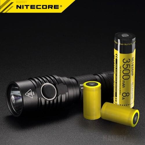 Wholesale Nitecore MH23 Torch 1800Lumen CREE XHP35 HD LED Mini Lamp USB Rechargeable Flashlight + NL1835HP 3500mAh 18650 Battery