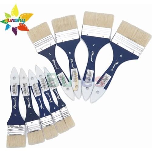 Original Phoenix 714 Oil painting brush Bristle hair Board brush Row brush Acrylic oil painting Shading Brush art supplies