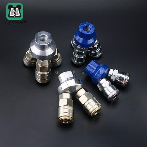 Round Two-way Pneumatic Joint Quick-connect Joint SMY Air Pump Air Compressor Joint SMV Round Tee Joint C-type