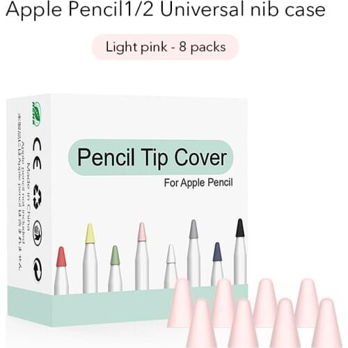 Silicone Pencil Tip Cover For Apple Pencil 2nd 1st Generation Screen Protector For iPad 1st Mute Nib Case For Pencil Cover Skin