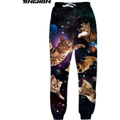 Sippin That Lean 3D Joggers Sprite Codeine Double Cups Jogger Sweatpants Women Men Hip-hop Loose Trousers Full Length Pants