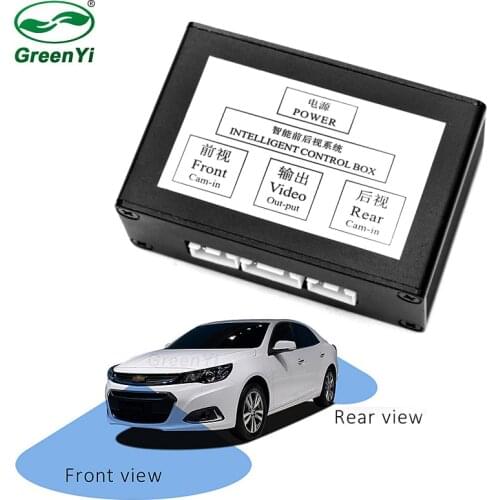 GreenYi Car Parking Camera Video Channel Converter. Auto Front / Side and Rear View Camera Video Control Box With Manual Switch