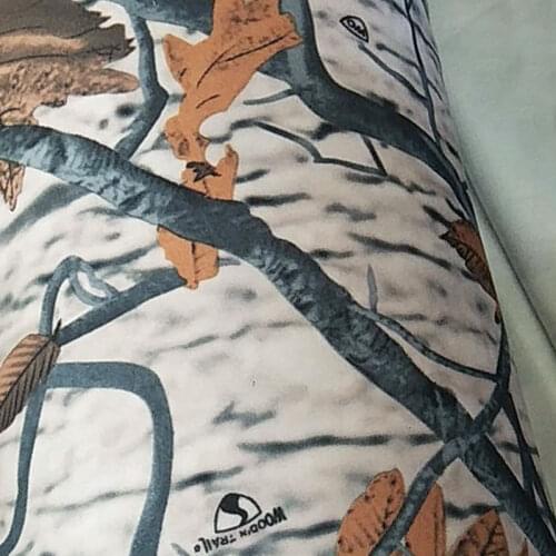 1.5M Width AP Snow Camouflage Fabric Cotton Polyester Waterproof Leaves Bionic White Camo Cloth Winter Hunting Clothes Material