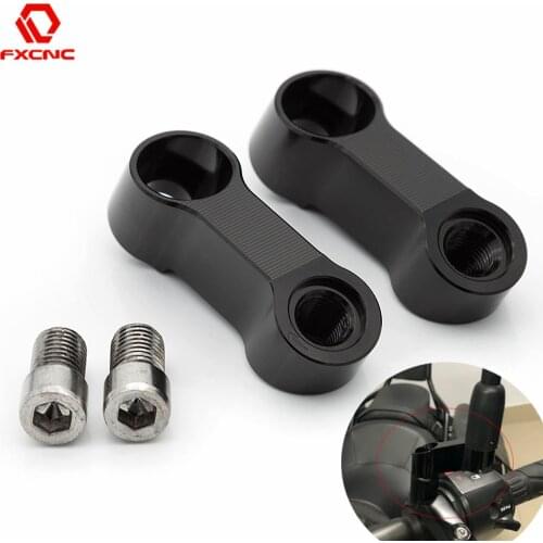 8/10MM Motorcycle Mirror 1.25MM Extenders Rearview Riser Extend Adapter For Suzuki Vstrom DL650 DL1000 SV650/1000 TL1000 KATANA